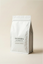 Saggio Coffee Uganda Bulambali AA; yabanmersini, çikolata ve meyve suyu notalı, 1850m rakımda yetişen doğal nitelikli kahve.